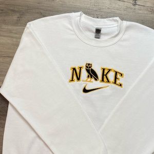 Mens Embroidered Drake OVO Sweatshirt Medium